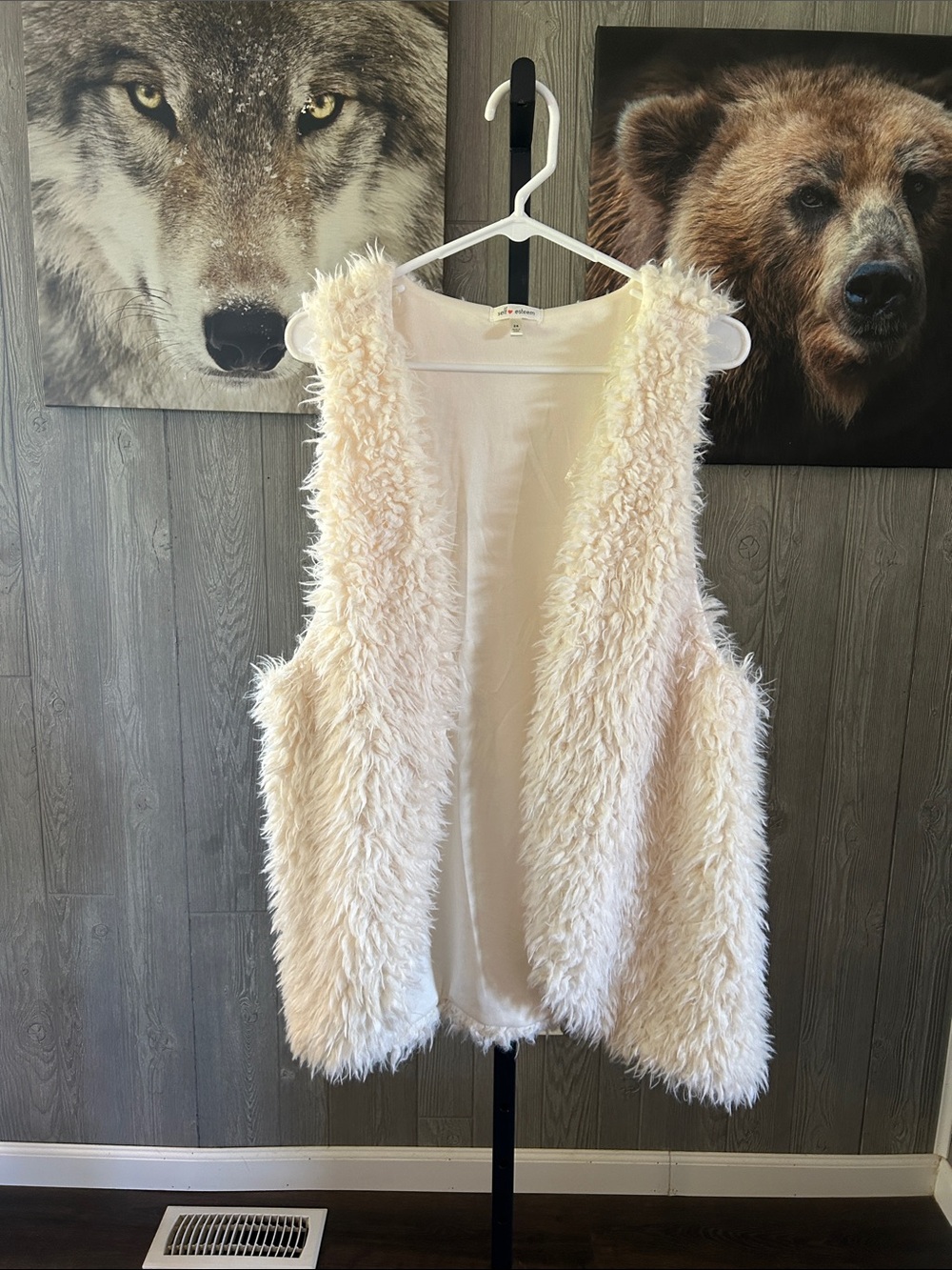 Self Esteem Fuzzy Vest